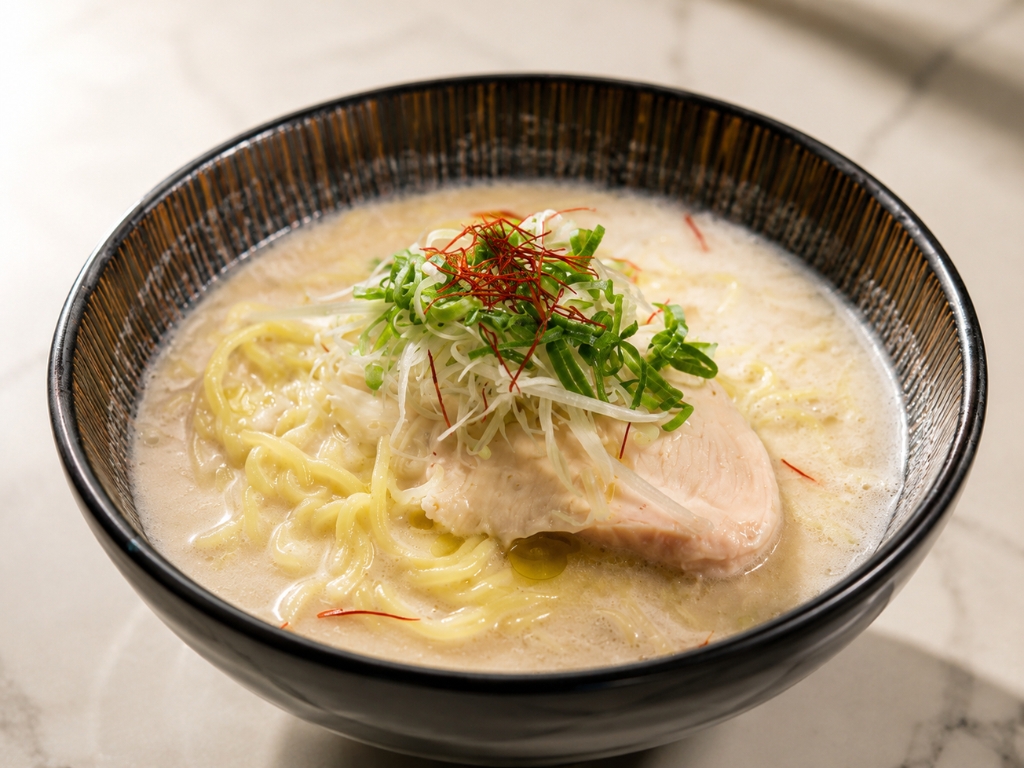 東京駅の和食・焼きとり一鶏で提供する一鶏ラーメン