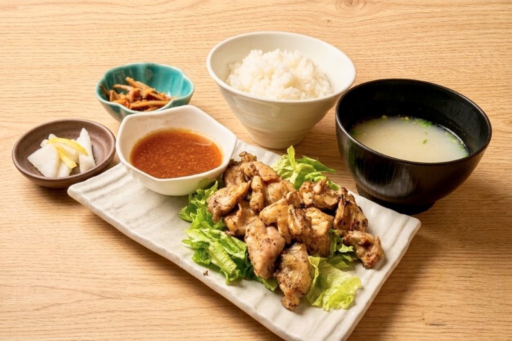 鶏ハラミ定食|東京駅 和食・焼きとり一鶏 東京駅の和食・焼きとり一鶏で提供する鶏ハラミ定食